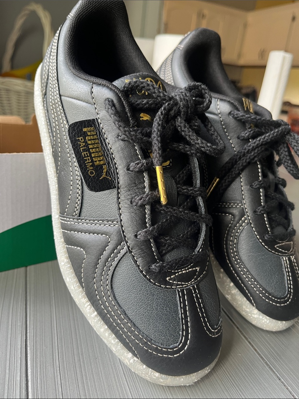 Puma Palermo OP Sneakers in Black